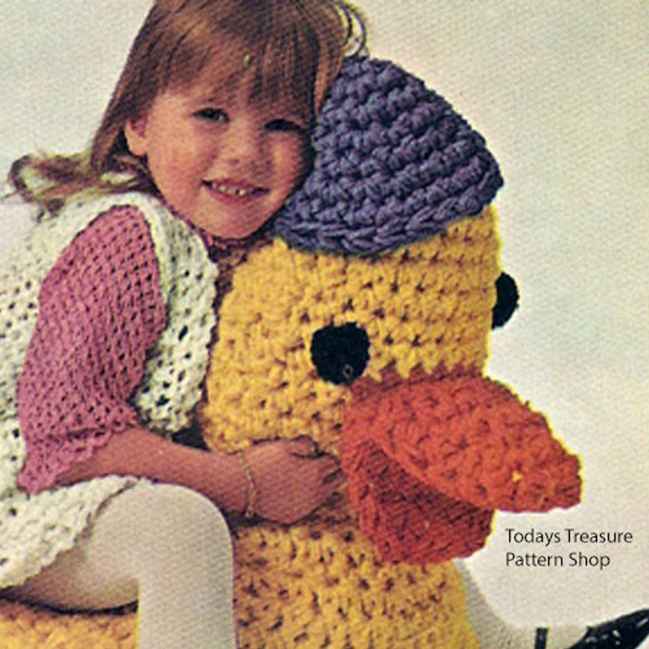 Crocheted Stuffed Duck Pattern 