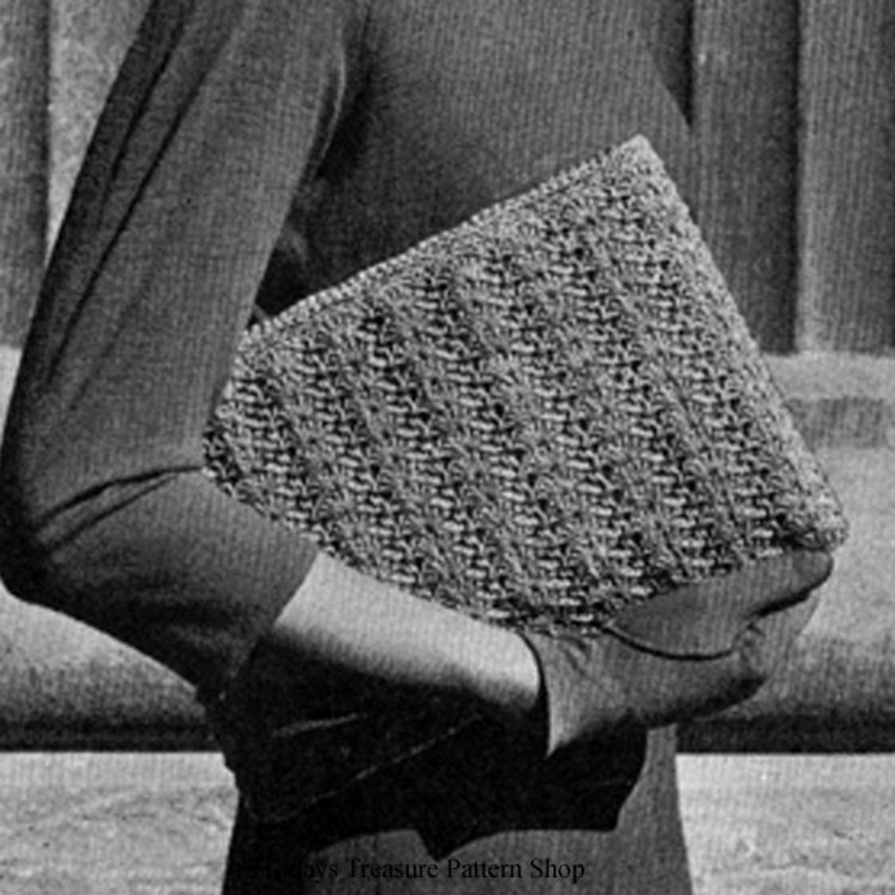 crochet envelope clutch pattern