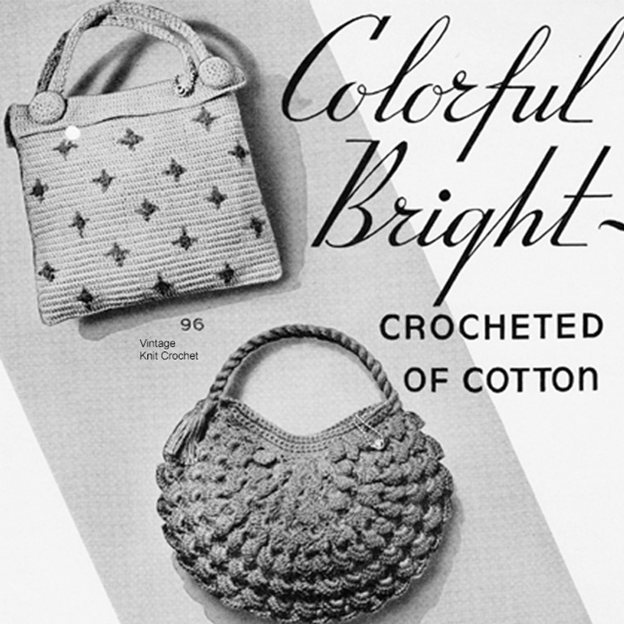 vintage crochet bag | cool pattern | nina zaslove | Flickr