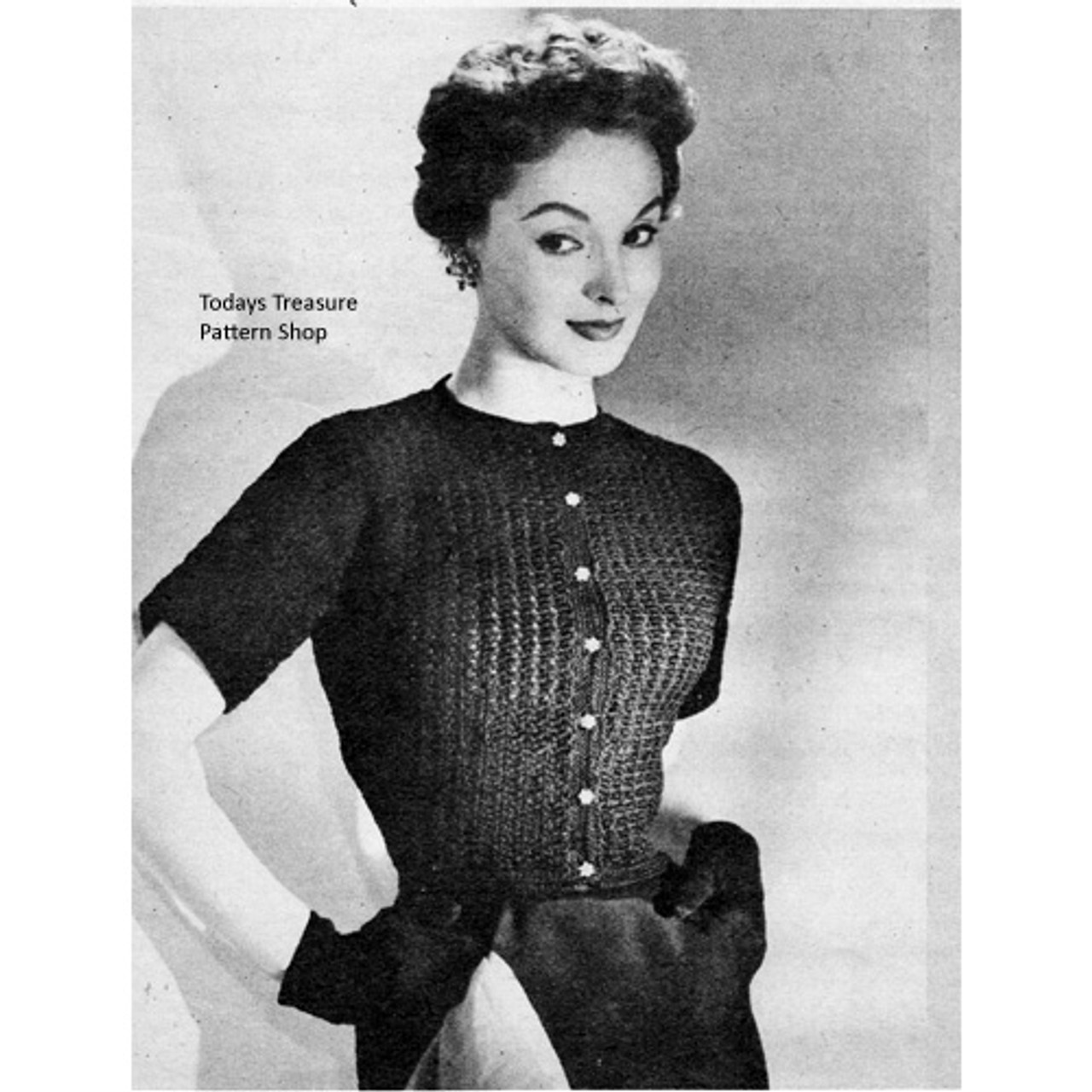 Short Sleeve Crochet Blouse Pattern 