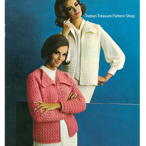 crochet cardigan vest