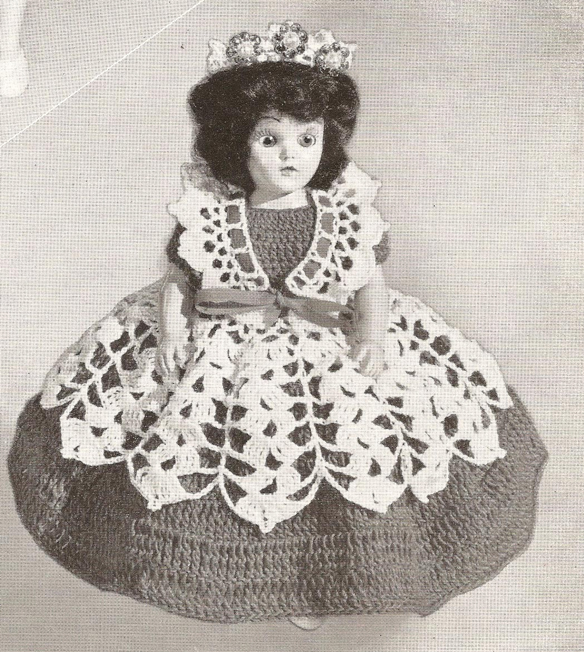 Doreen 104 Knit Crochet Dresses for 8 inch Doll.