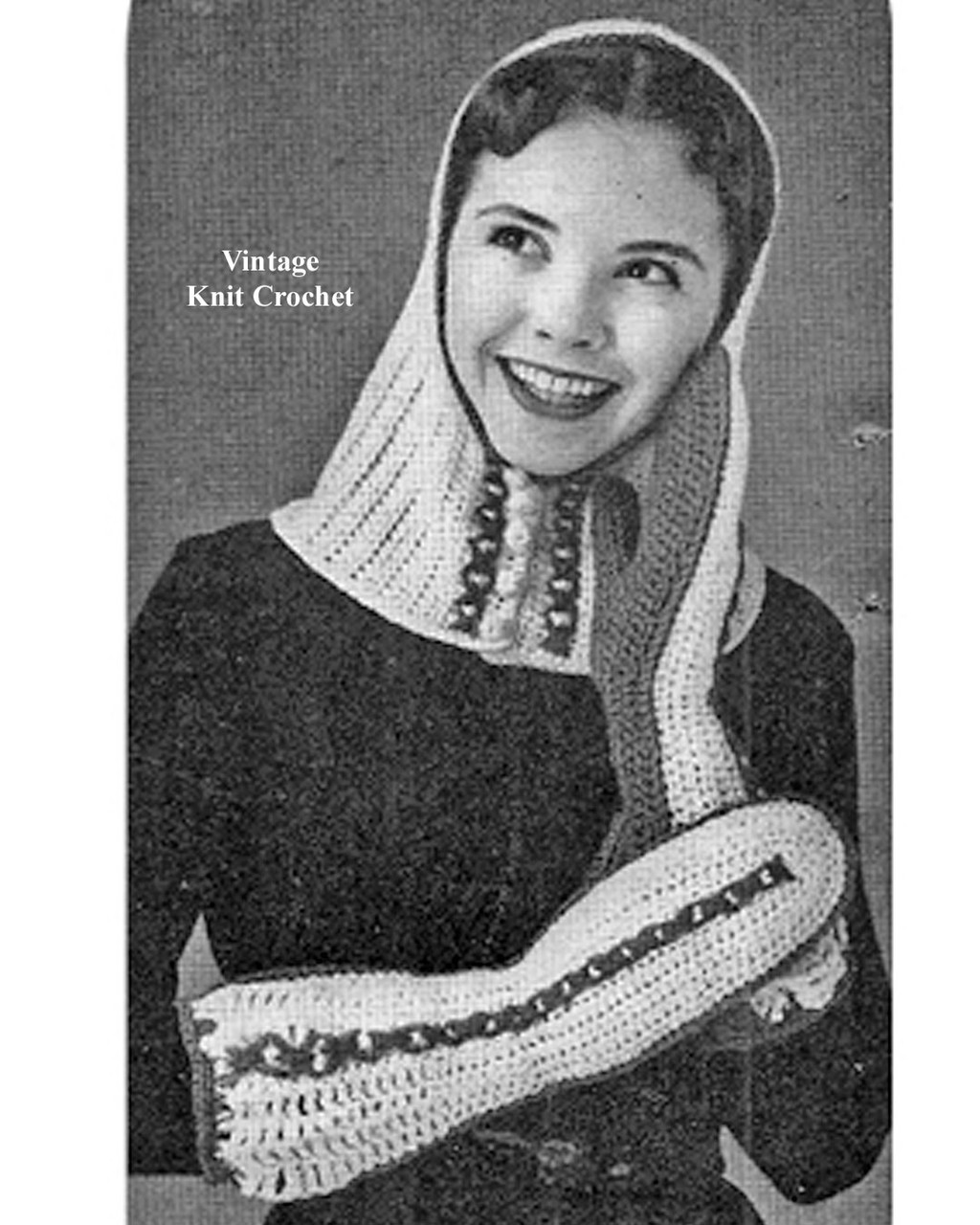 Vintage Crochet Tyrolean Helmet Pattern