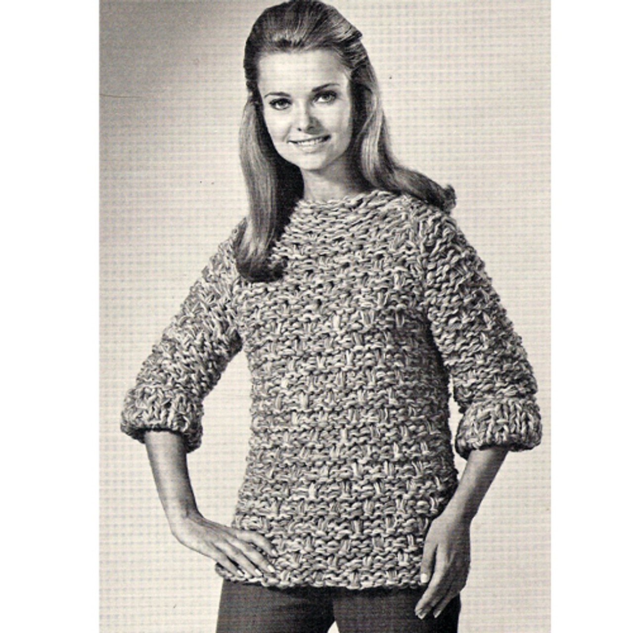 boat neck knit sweater