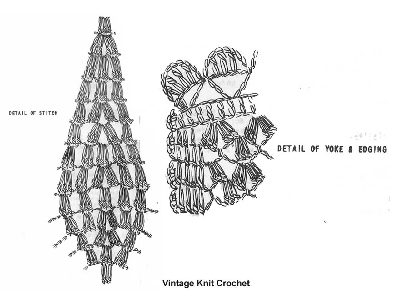 Crochet Bedcape pattern illustration for Design 191