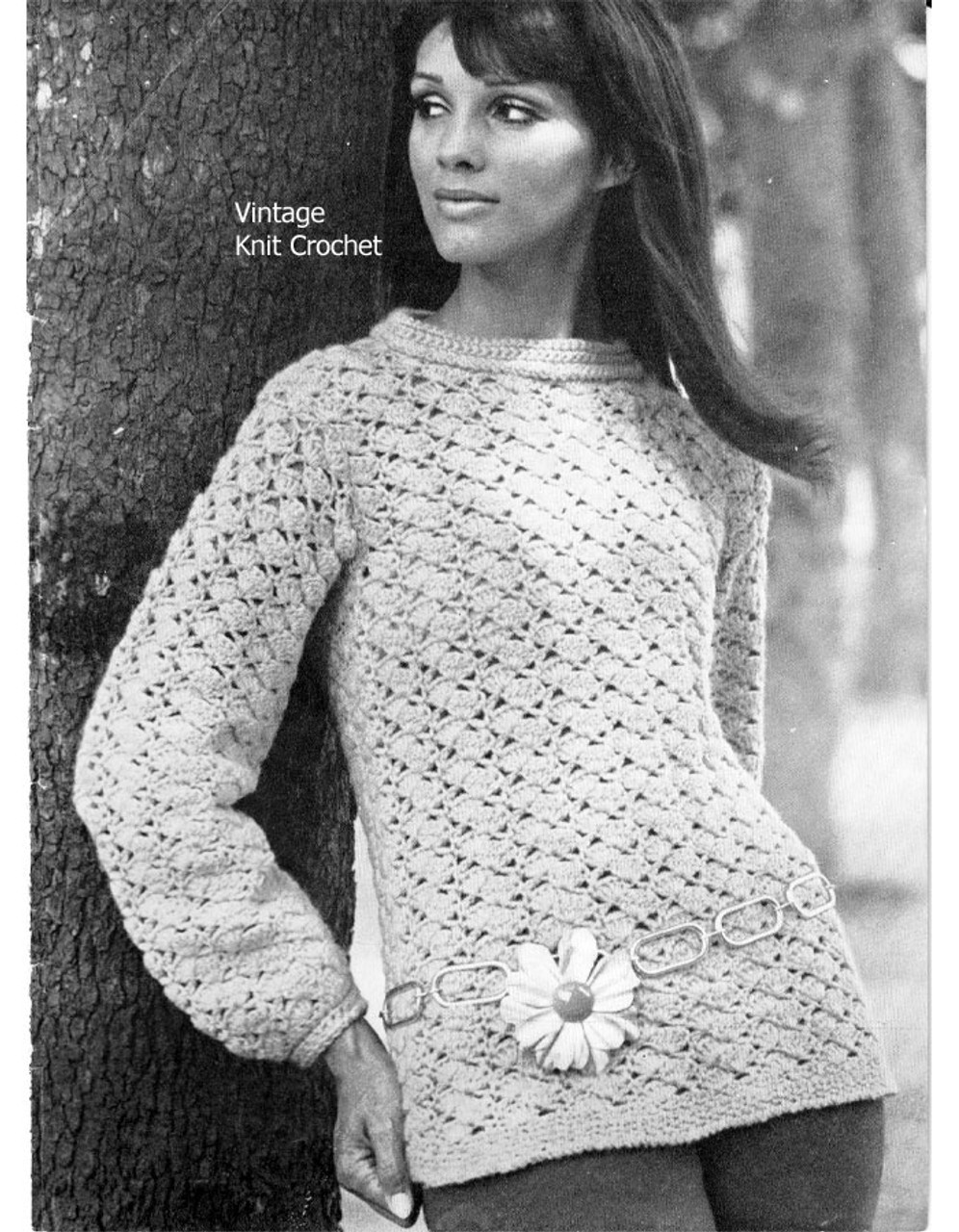 Shell Stitch Tunic Crochet Pattern