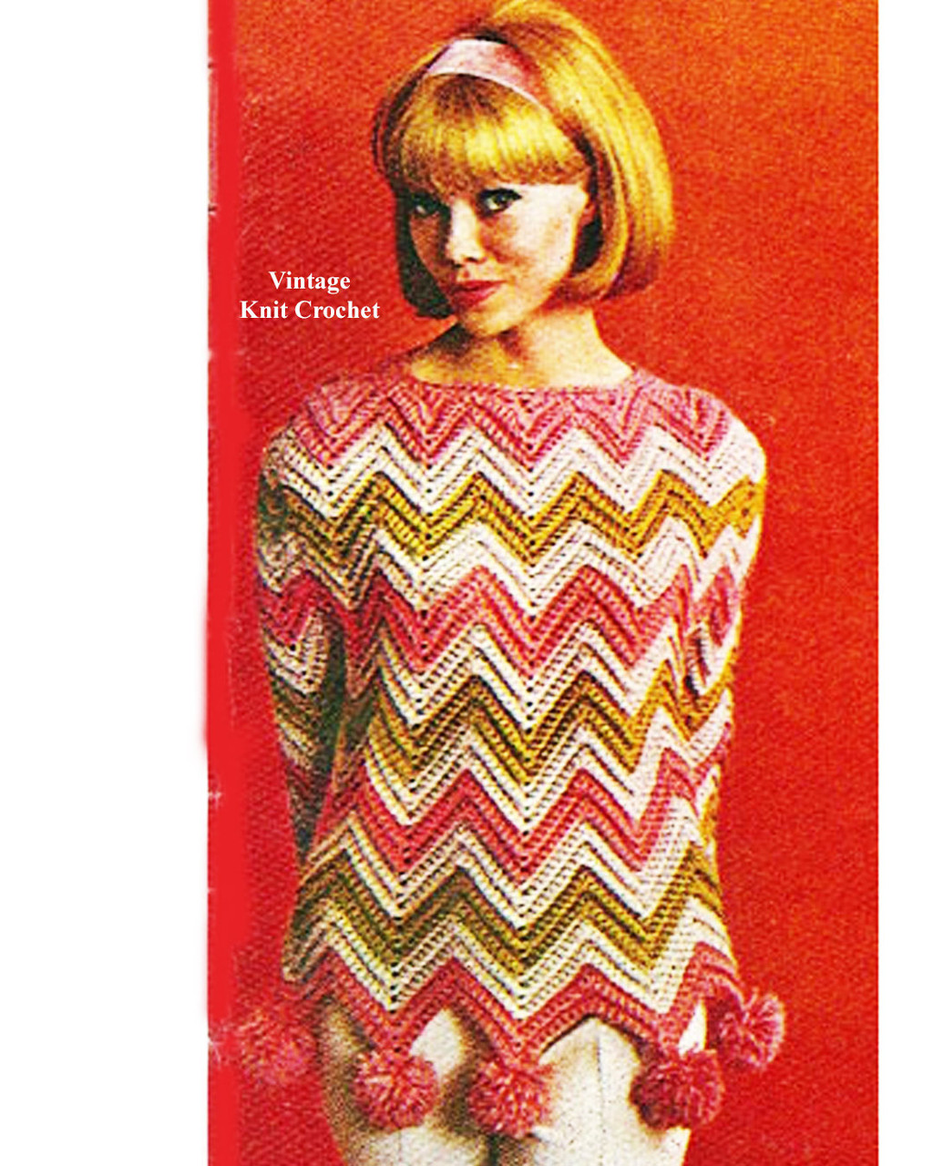Ripple Crochet Pullover Top Pattern 