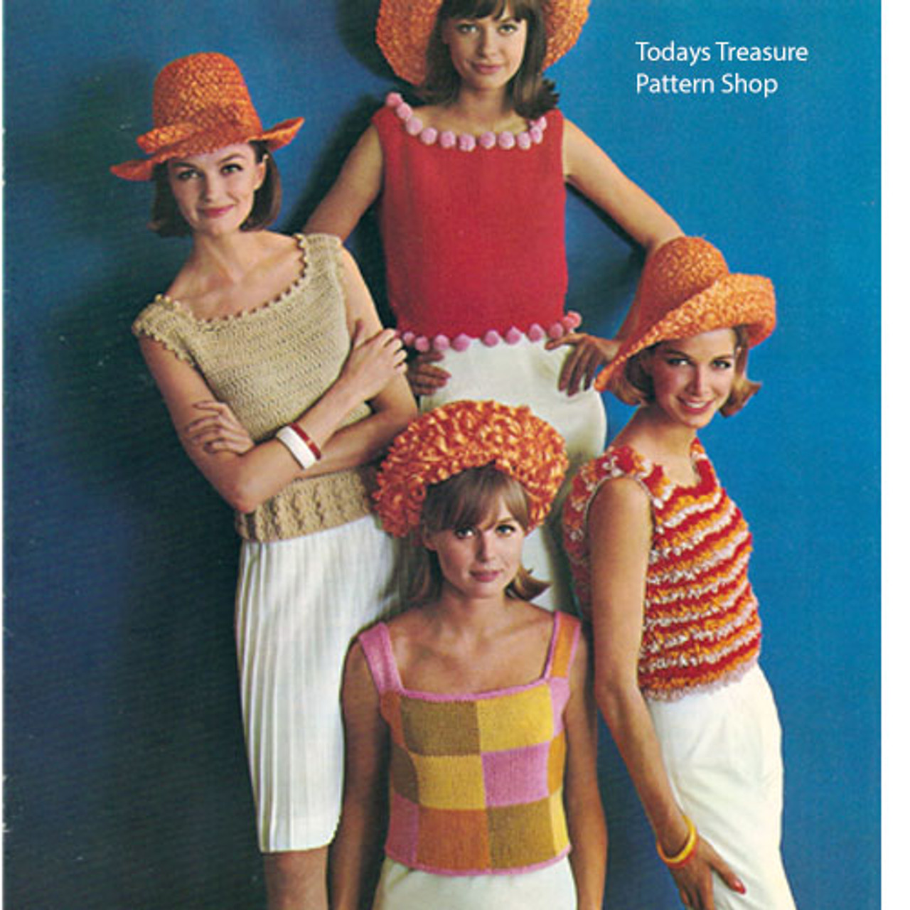 Knit Crochet Vintage Shells Pattern from Columbia Minereva