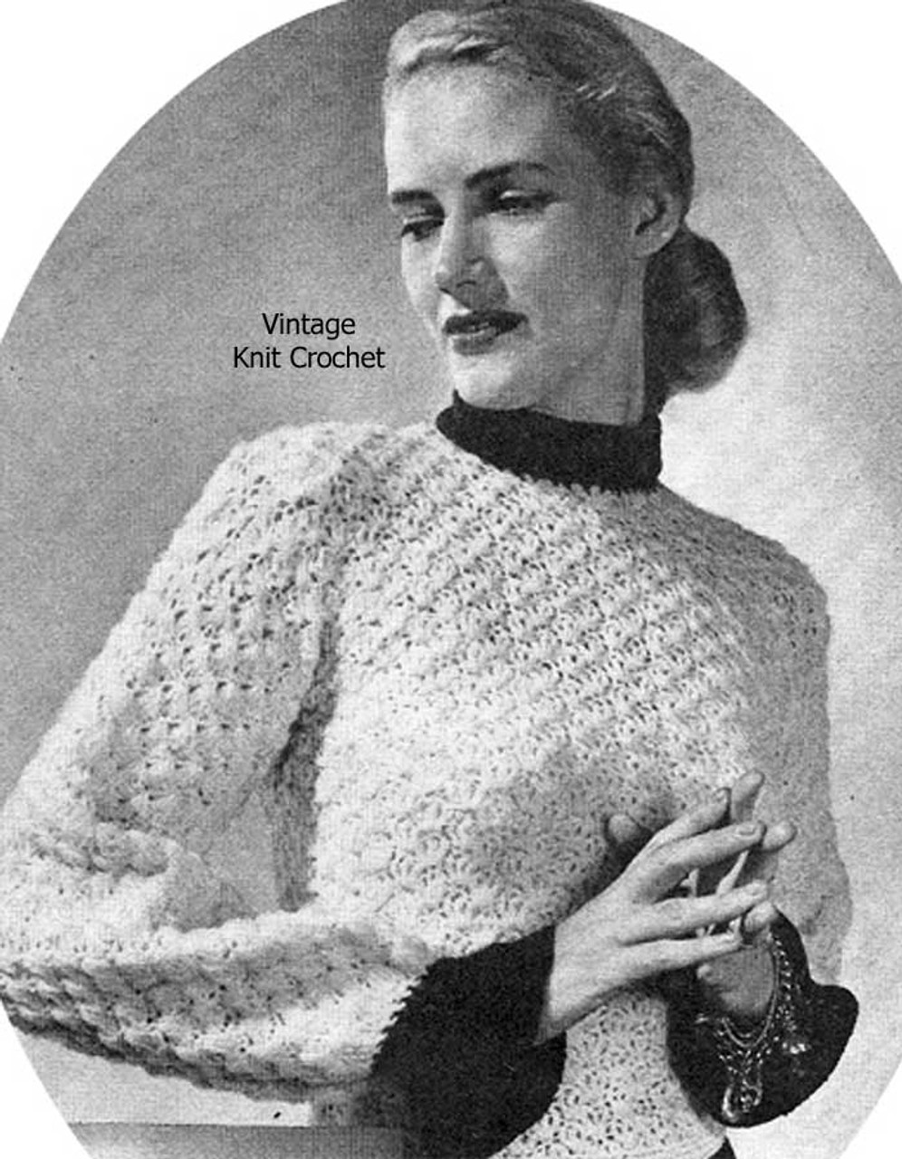 Shell Stitch Crochet Long Sleeve Sweater Pattern