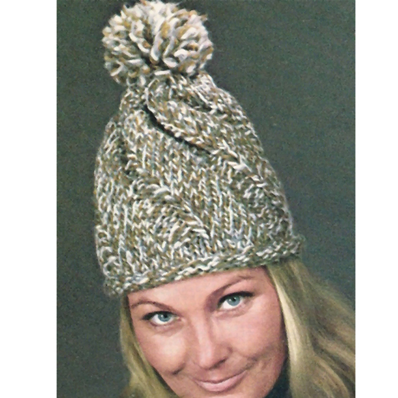 knitting pattern for ladies beanie hat