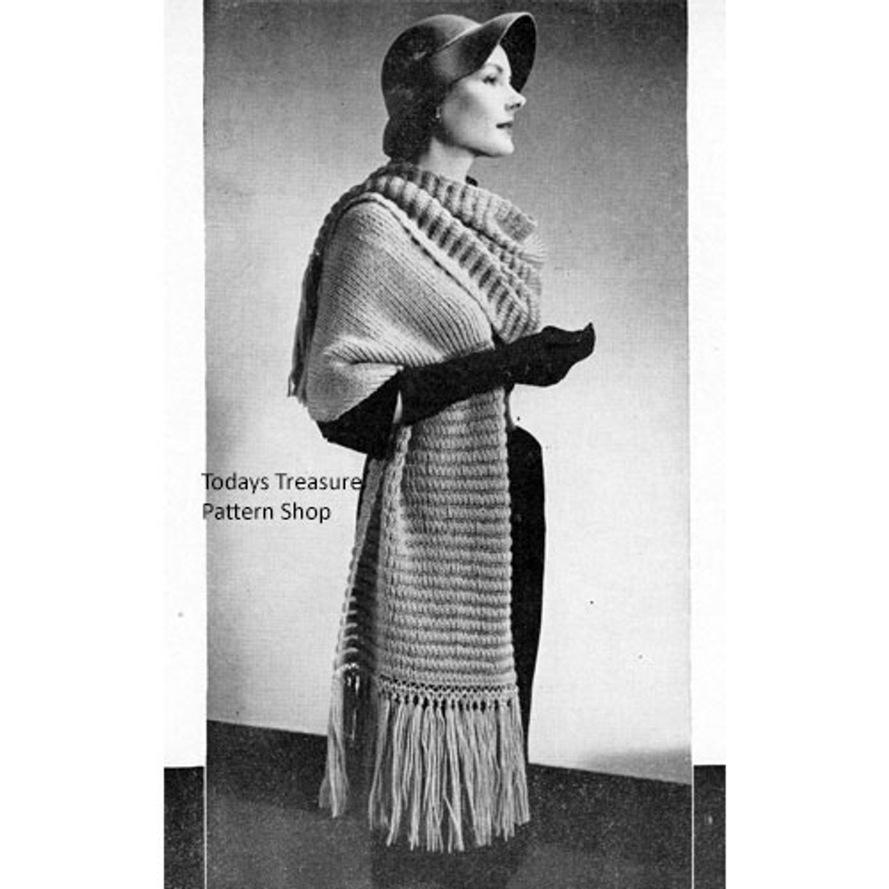 Extra Long Stole Knitting Pattern