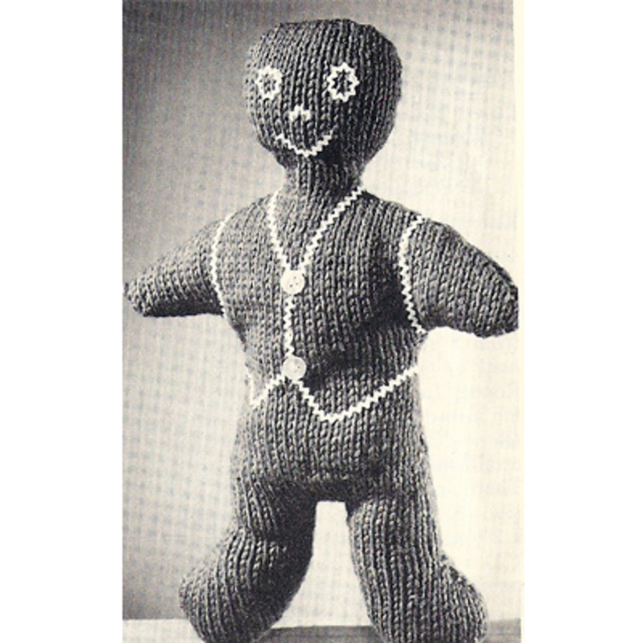 Free Doll Knitting Pattern - Gingerbread Man