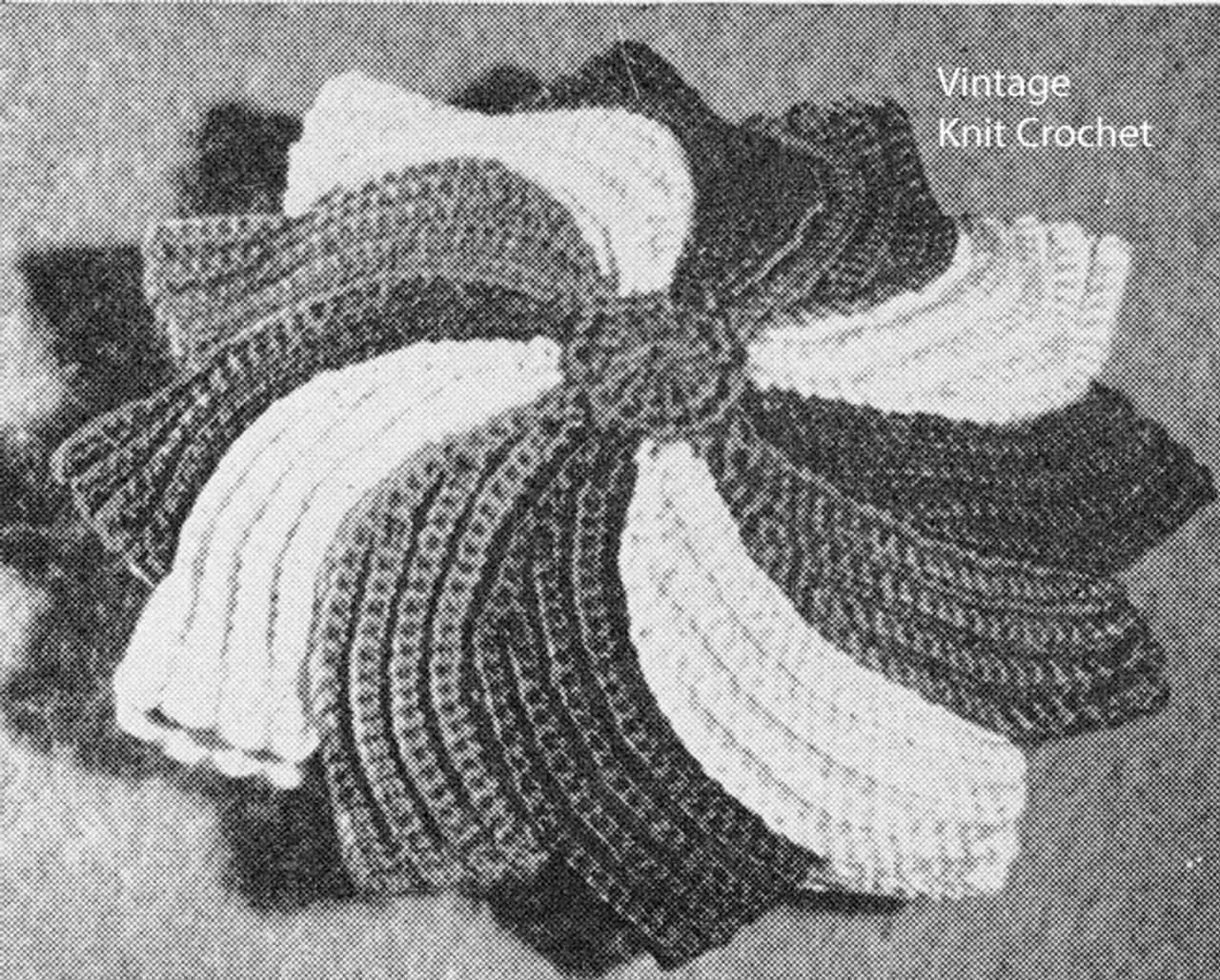 Crochet Bean Bag Pattern in Five Colors Pearl Cotton