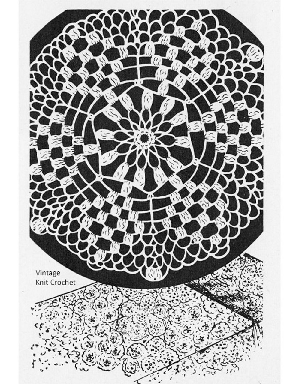 Star Medallion Crochet Pattern
