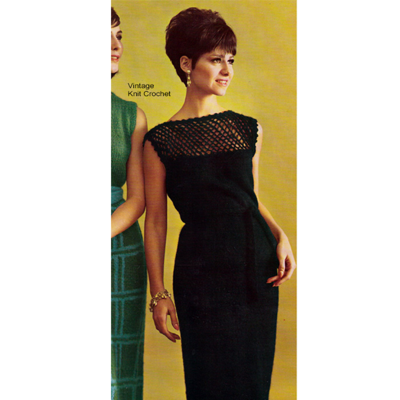 ワンピース MOHAIR VIRGIN WOOL SHORT DRESS Mohair Dress Knitting Pattern, Cutwork Yoke