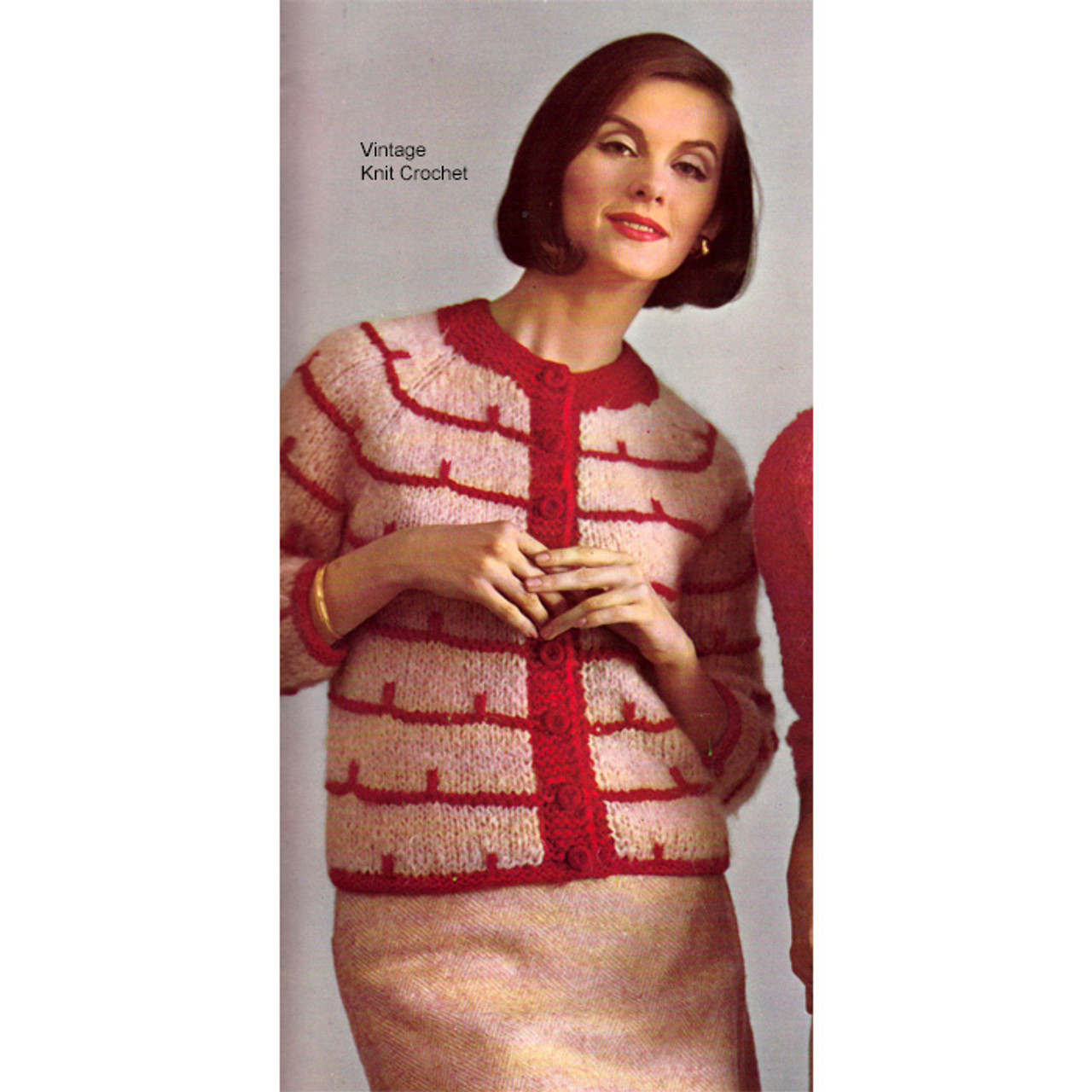 Striped Mohair Cardigan Pattern