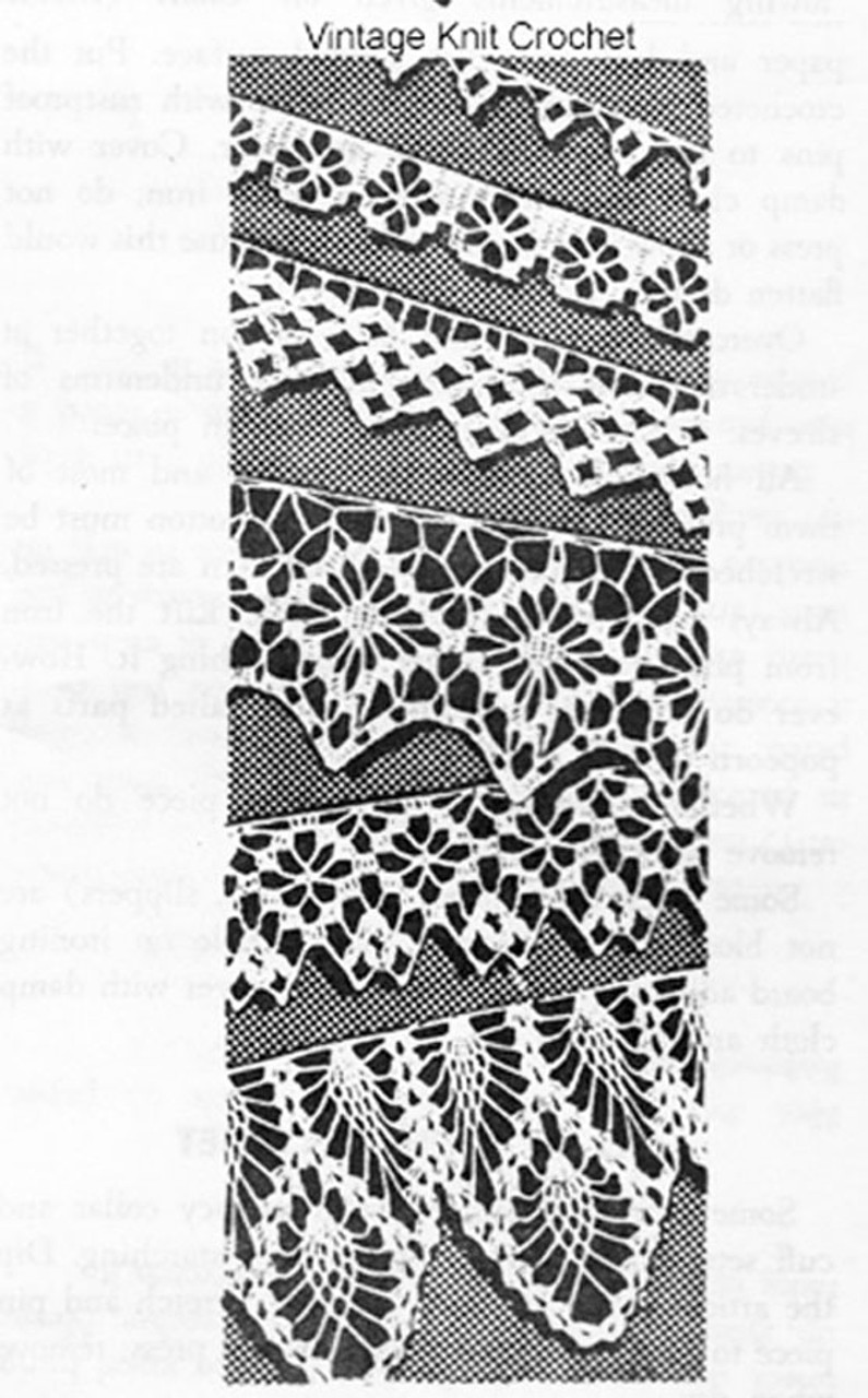 Mail Order Crochet Edgings Pattern, Alice Brooks 7071