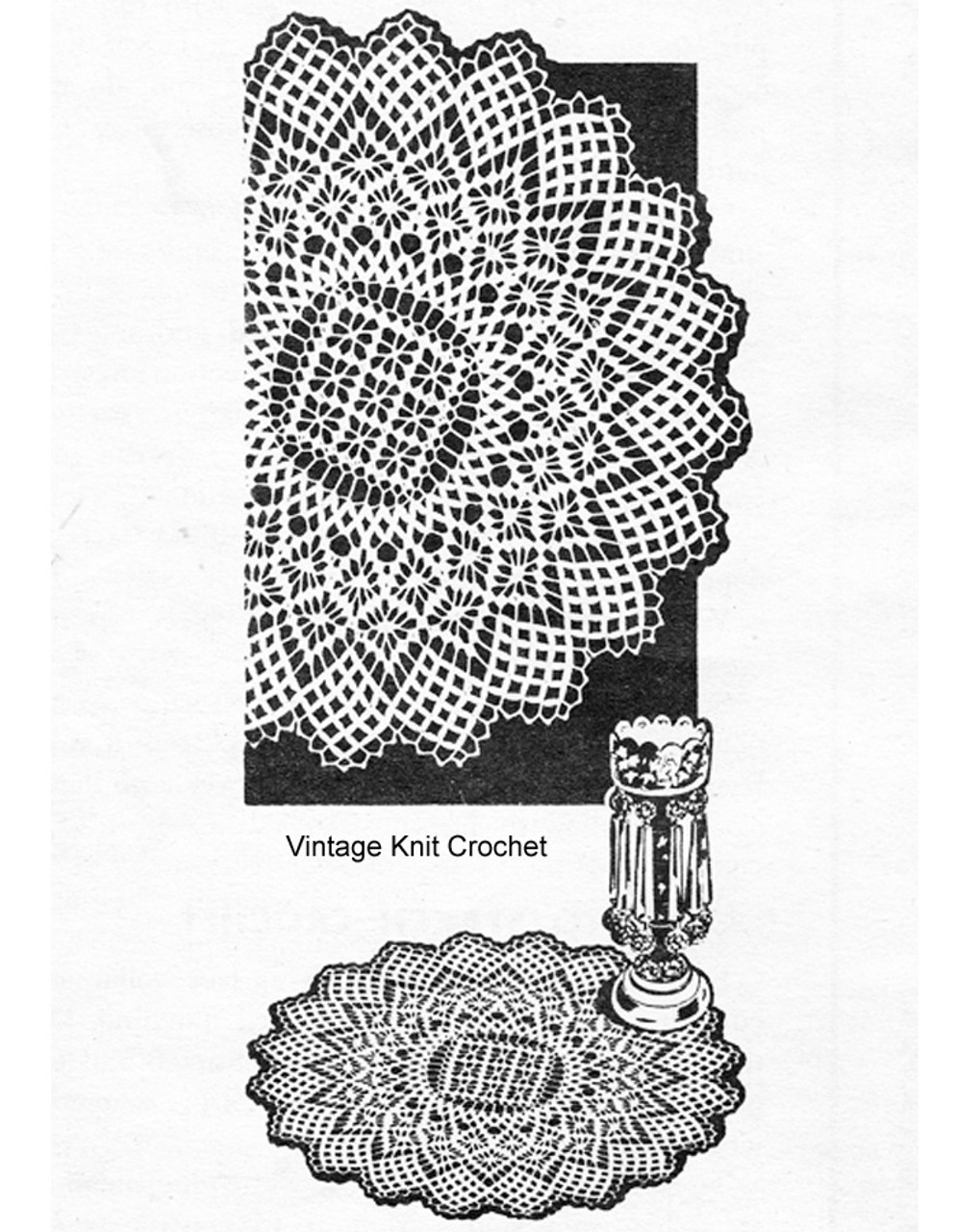 Crochet Doilies Pattern Spiderweb Petal Stitch Laura Wheeler 866
