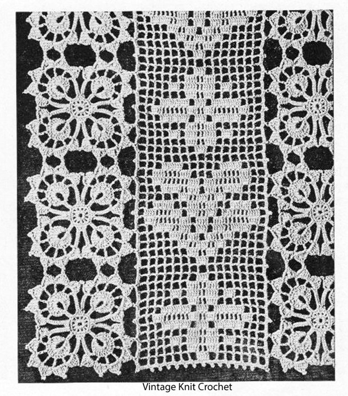 Vintage Crochet Pattern Princess Feather Bedspread 