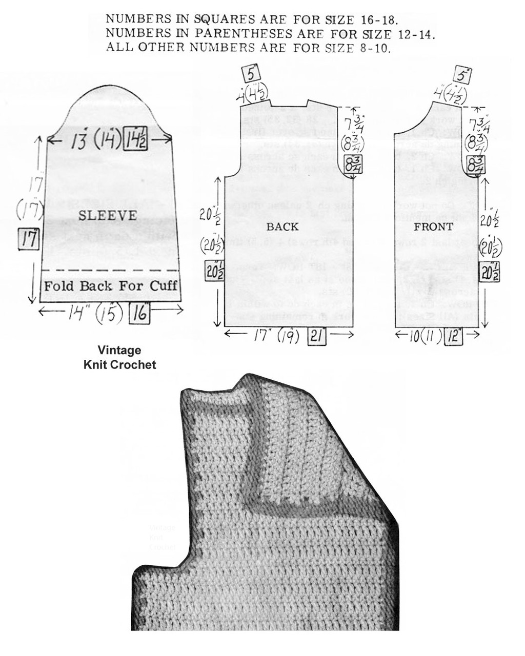 Crochet Wrap Jacket Pattern, Coat, Design 7302