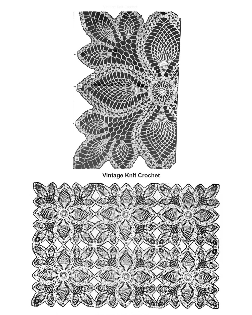 Pineapple Square Pattern Illustration for Alice Brooks 7304