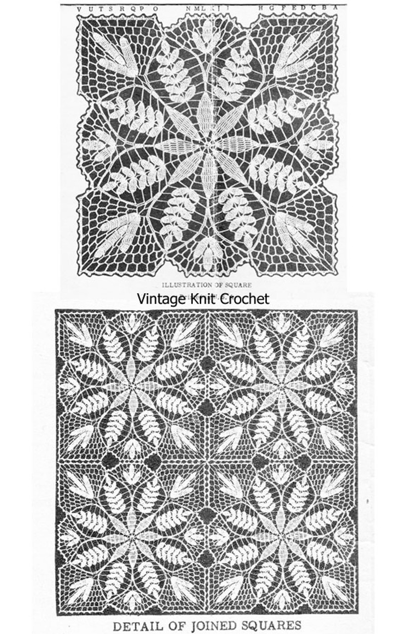 Fern Crochet Pattern Illustration for Laura Wheeler 679