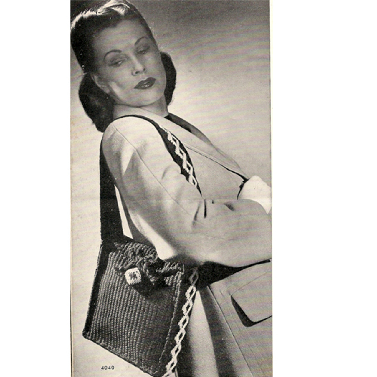 Crochet Vintage Shoulder Bag and Belt Pattern