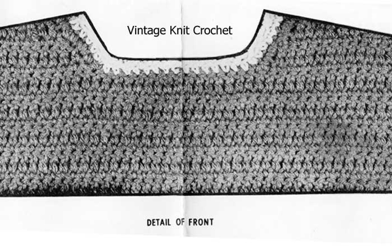 Girls Top Crochet Pattern Illustration, Laura Wheeler 785
