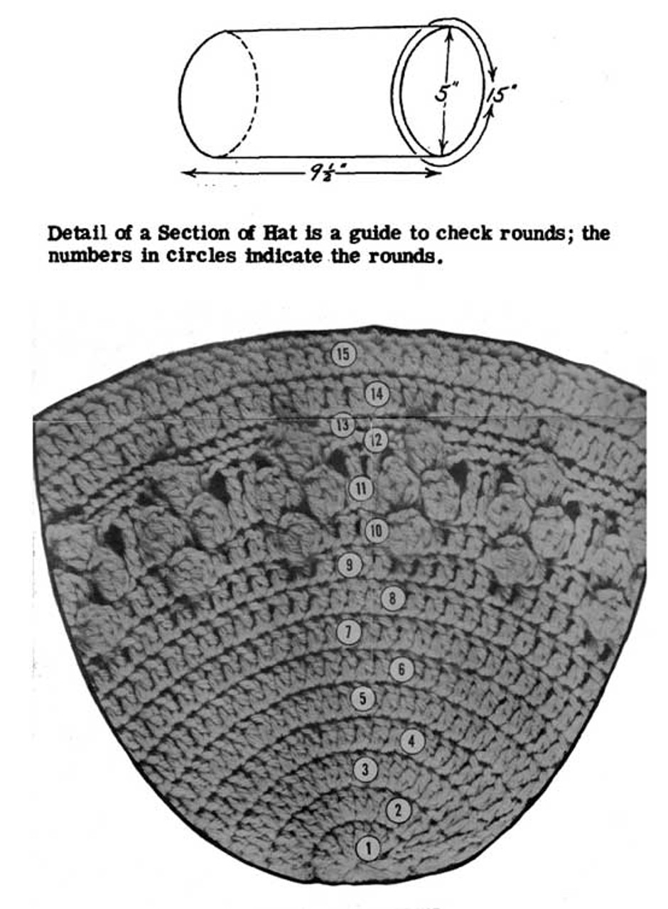 Crochet Clothe Bag Pattern, Alice Brooks 7389