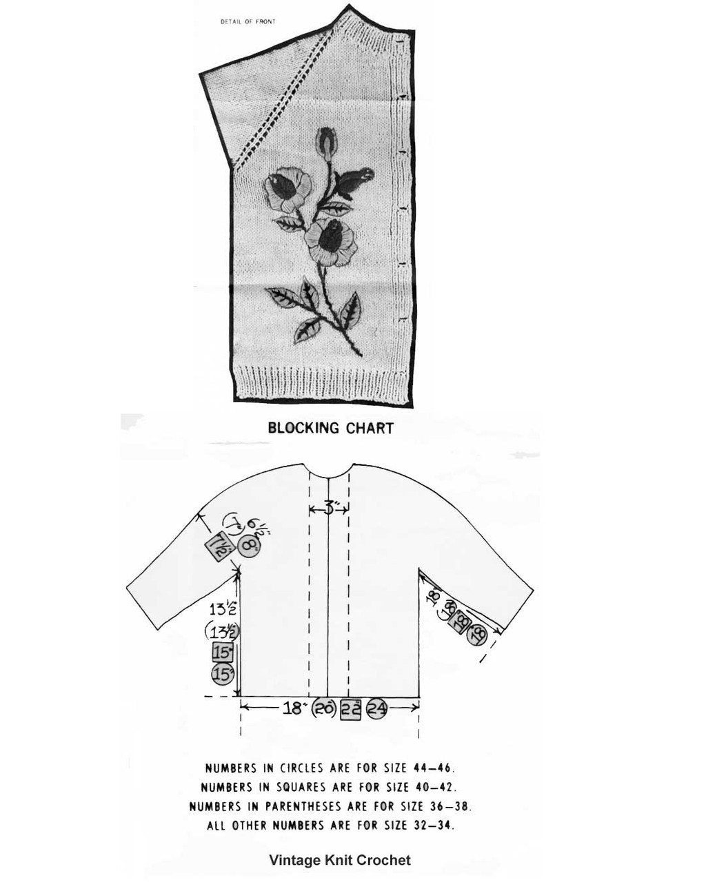 Womans Knitted Jacket Pattern in Plus Sizes Design 739