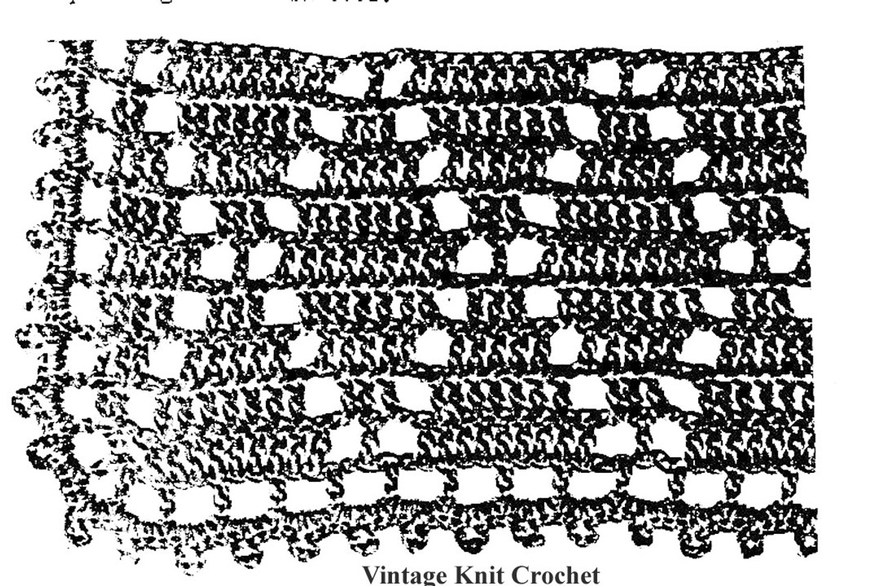 Bolero Crochet Pattern Stitch Illustration