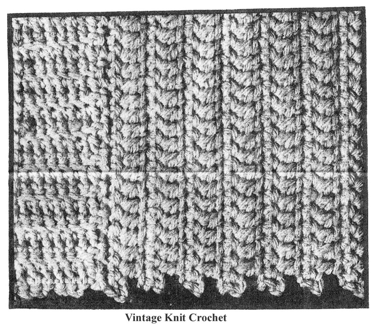 Design 501 Crochet Jacket Materials Chart 