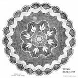 Vintage Crocheted Cloth Pattern, Laura Wheeler Design 2040