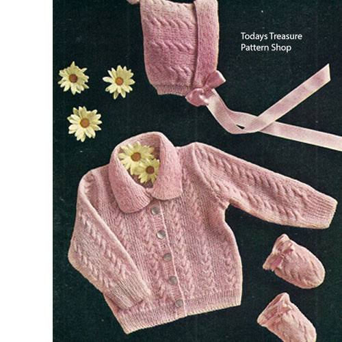 Bebe Lala Cable Knit Set