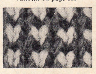 Vintage Knit Two Piece Checked Suit Pattern