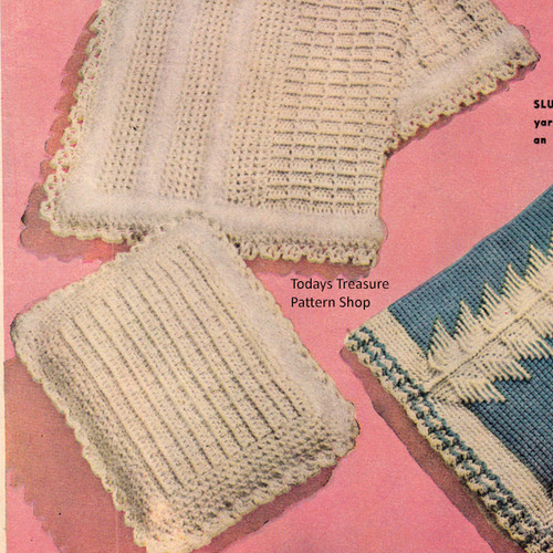 White Crochet Baby Blanket Pillow Pattern 