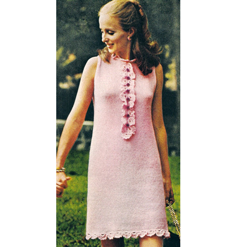 Misses Knitted Summer Dress pattern 