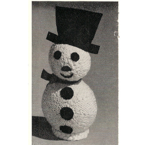Snowman Doll Free Knitting Pattern 