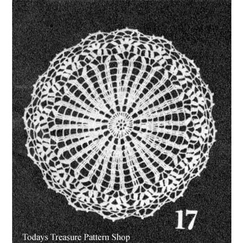 Vintage Fan Doily Crochet Pattern 