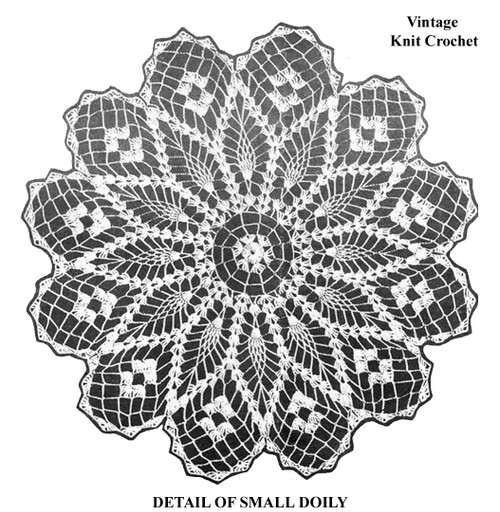 Laura Wheeler Petal Doily Pattern Illustration for Design 618