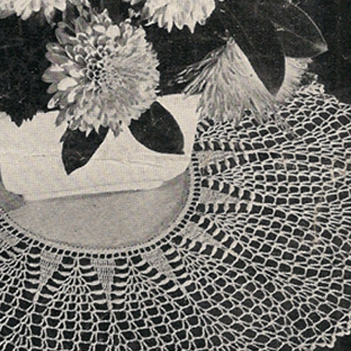 Pineapple Linen Vintage Crochet Pattern 