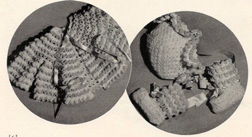 Vintage Baby Layette Crochet Pattern from Chadwicks