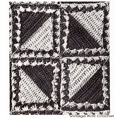 Lady of the Lake Crochet Block Pattern