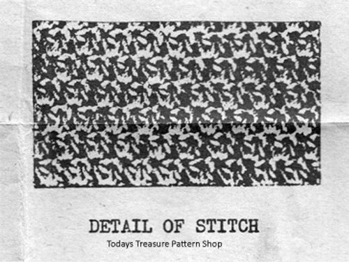 Detail of Crochet Pattern Stitch 