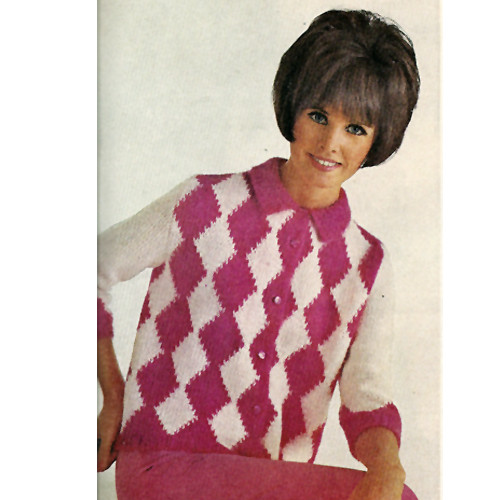 Knitted Harlequin Jacket Pattern 