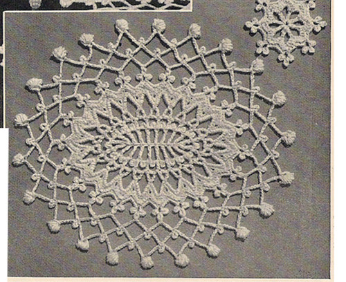 Delicate Crocheted Doily Mat Pattern