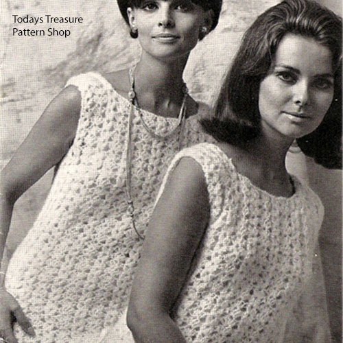Crochet Shell Top Pattern from American Thread