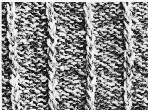 Bernat Dress Knitting Pattern Illustration