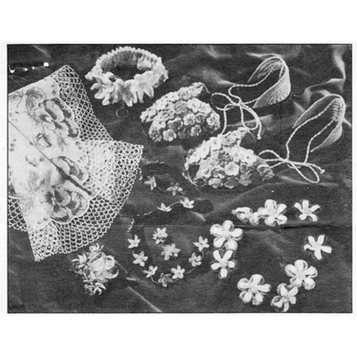 Crochet Lace Flowers Pattern 