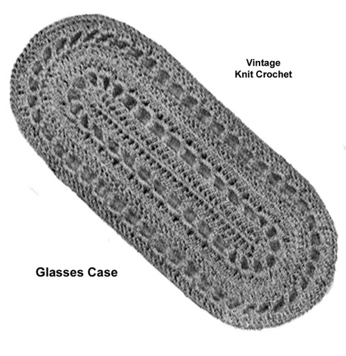 Crochet Eye Glasses Case Pattern 